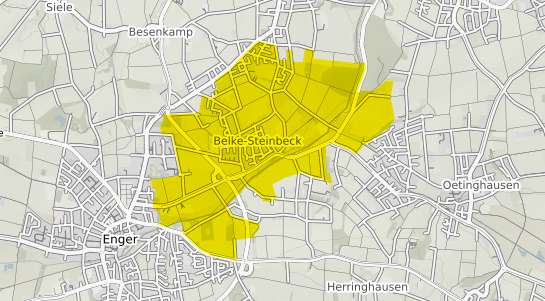 Immobilienpreisekarte Enger Belke Steinbeck